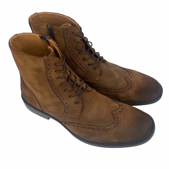 Kenneth Cole Unlisted Lace Up Side Zip Buzzer Boot - Picture 2 of 16